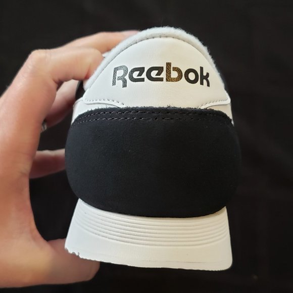 NEW Reebok Classic Nylon Men's Black/White Size 7 Shoes - Picture 4 of 8